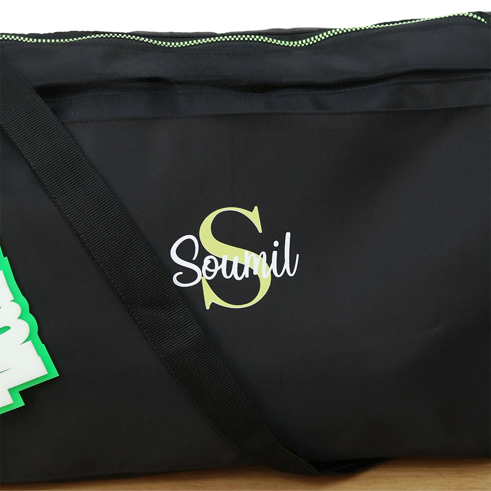 Black Sports Duffle Bag