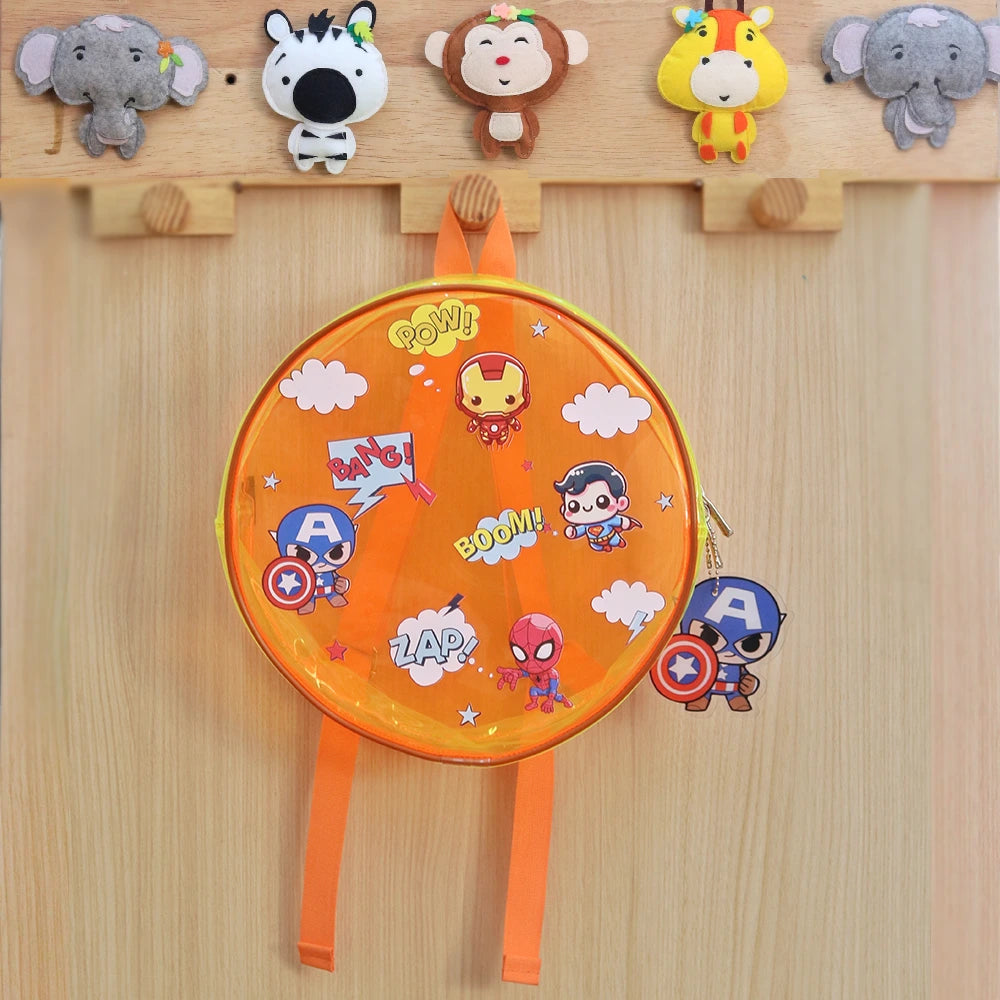 Superhero Round Jelly Backpack