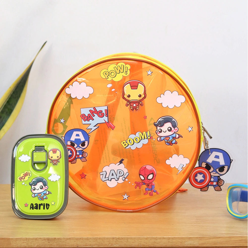 Superhero Round Jelly Backpack