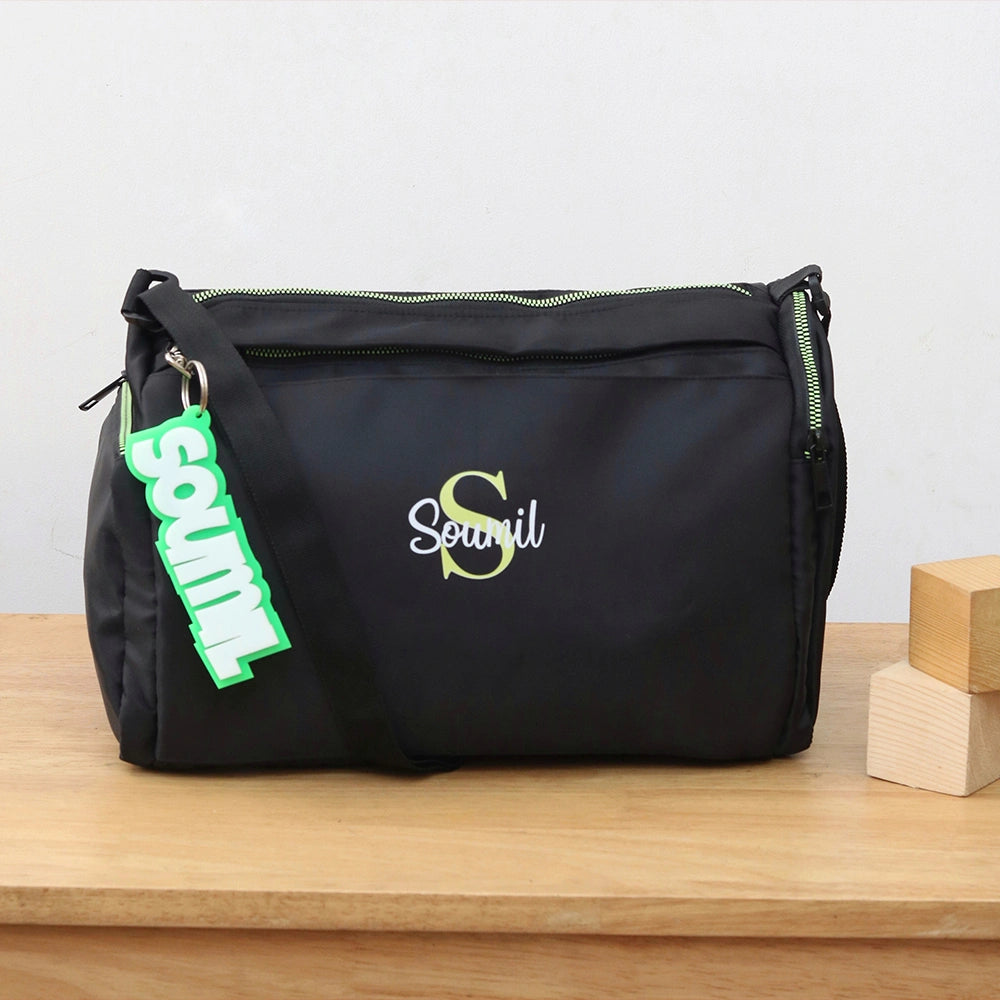 Black Sports Duffle Bag
