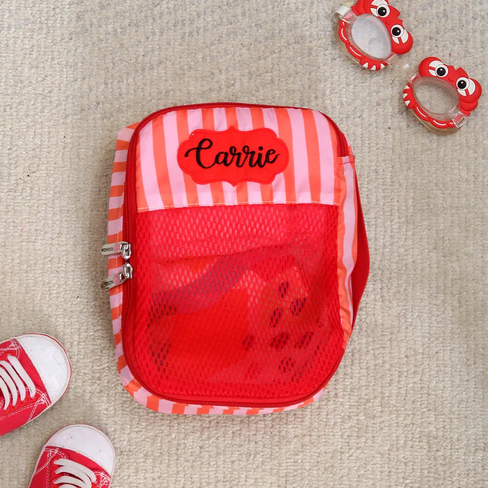 Sardinia Red 5 Piece Packing Cube Set