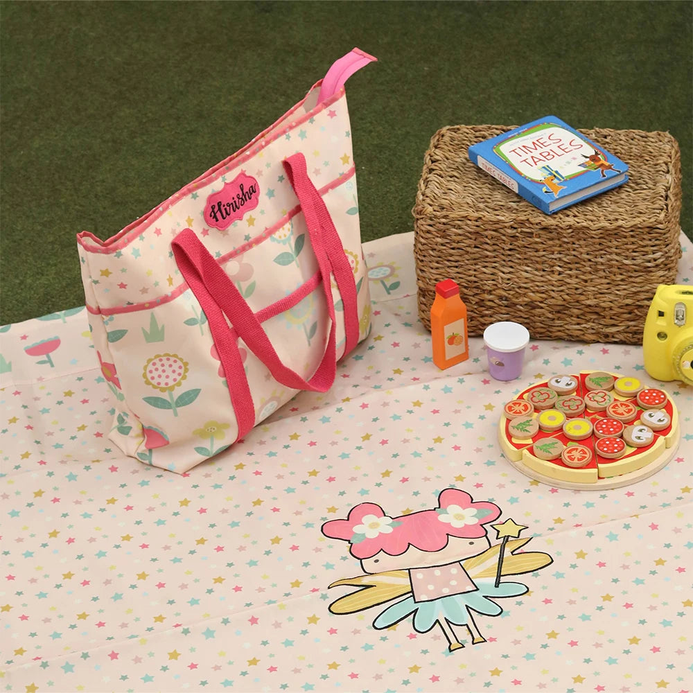 Flower Girl Picnic Bag & Mat