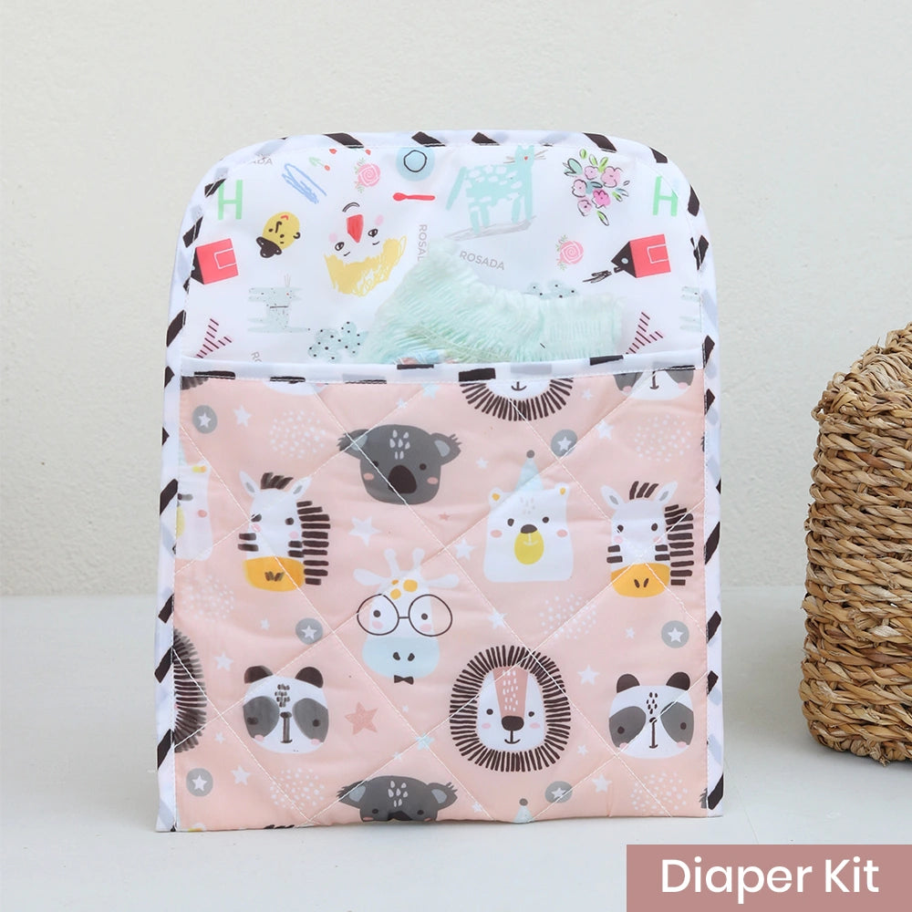 Diaper Kit - Pink Lion