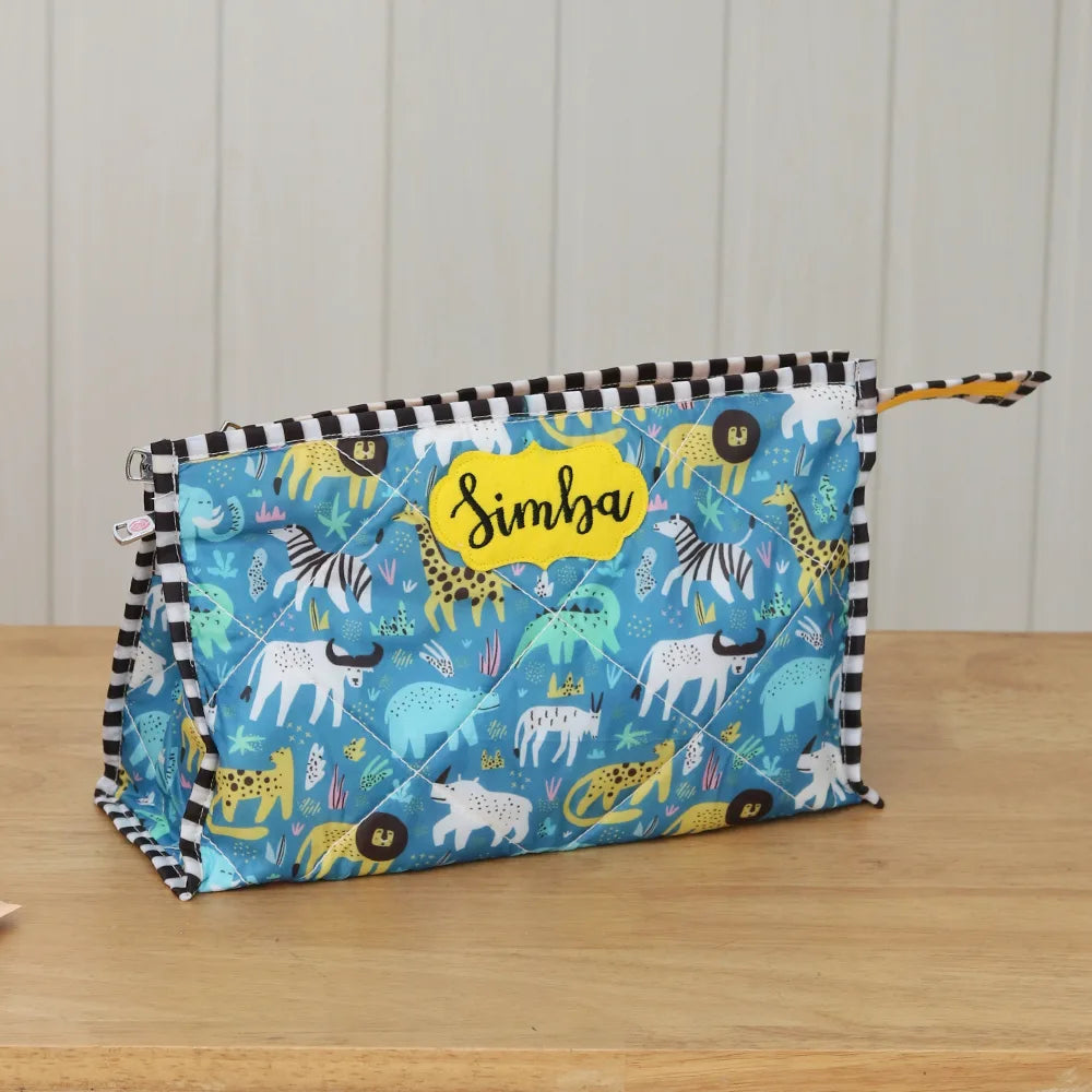 3-Zip Toiletries Kit - Wild Tribe