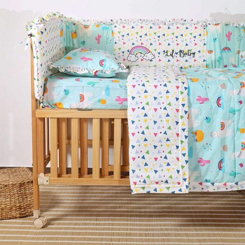 Blue Llama Baby Bedding Items Rosada Baby