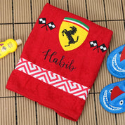 Red Ferrari Towel
