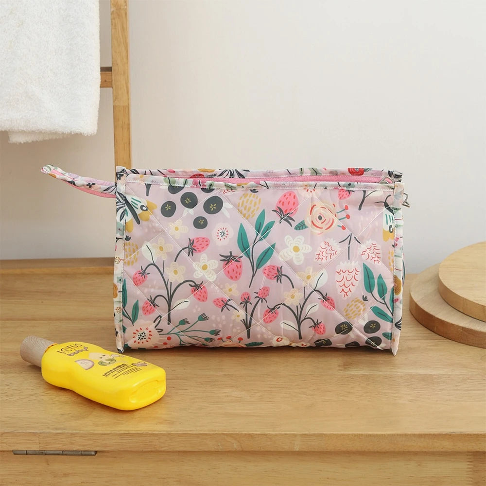 3-Zip Toiletries Kit - Lilac Garden