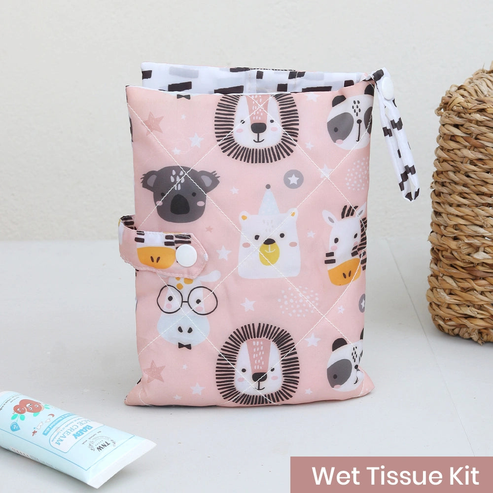 Wet Tissue Kit - Pink Lion
