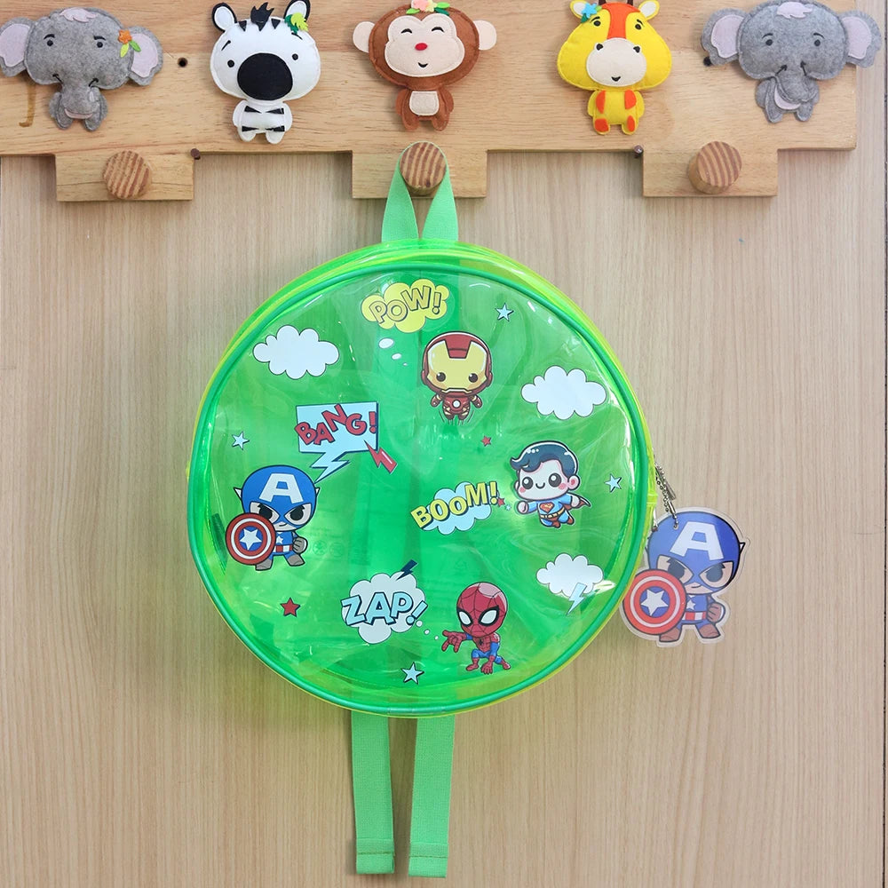 Superhero Round Jelly Backpack