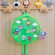 Superhero Round Jelly Backpack