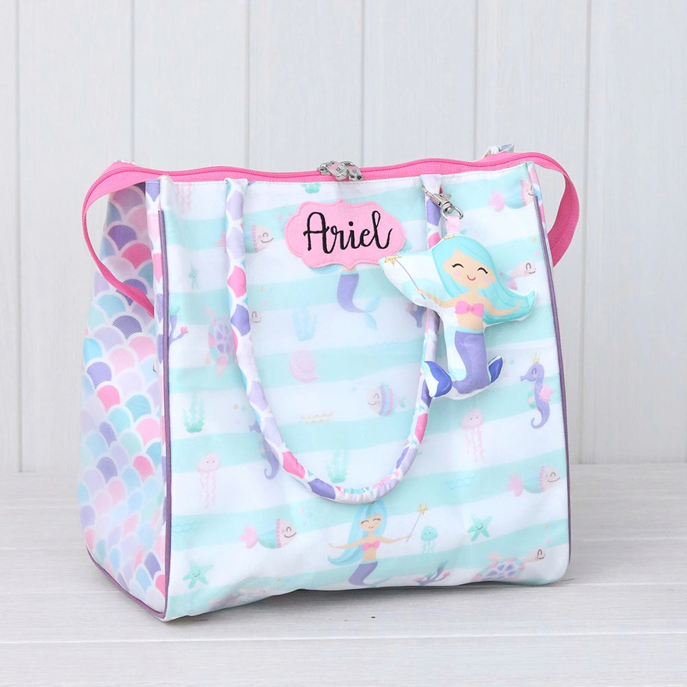 Aqua Girl Tote Bag