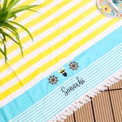 Sunny Sailor Bamboo Towel