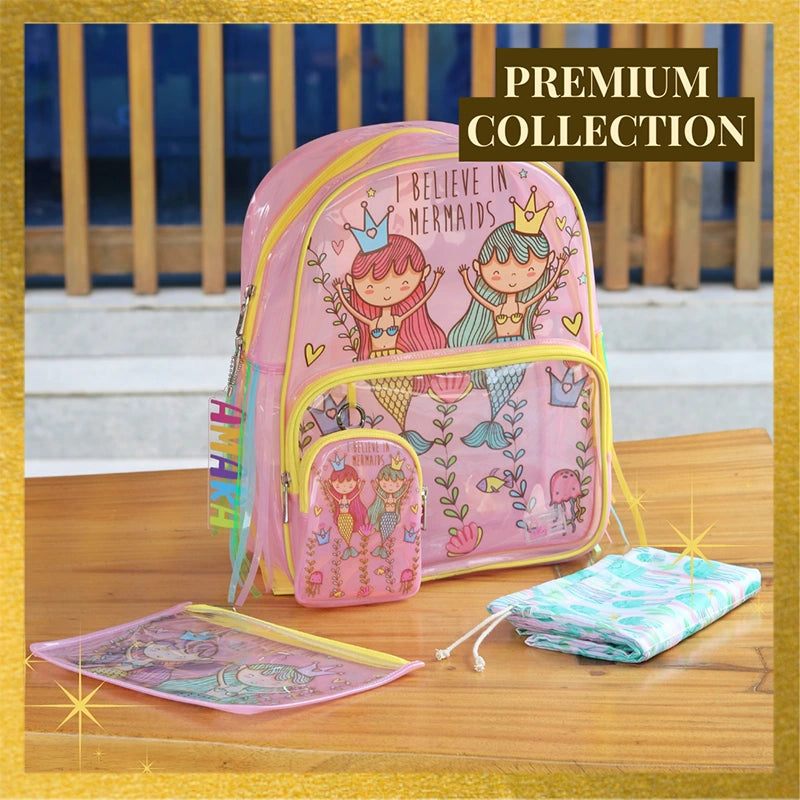 Mermaid Magic Jelly Backpack Set