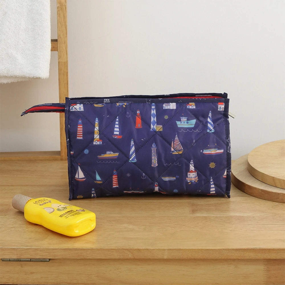 3-Zip Toiletries Kit - Lighthouse