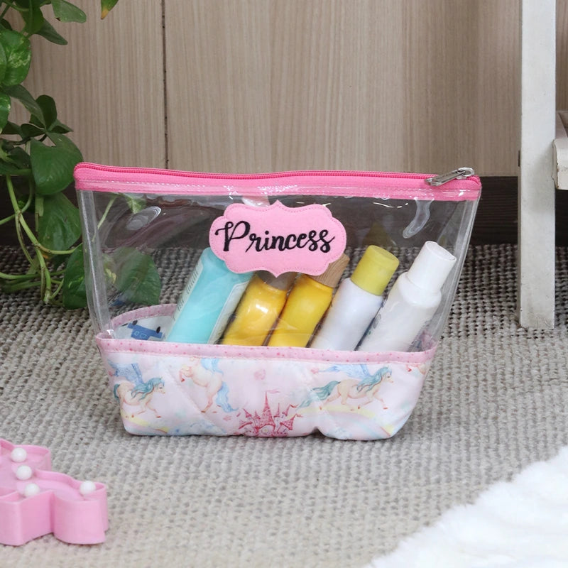 Clear Zip Kit - Pink Unicorn