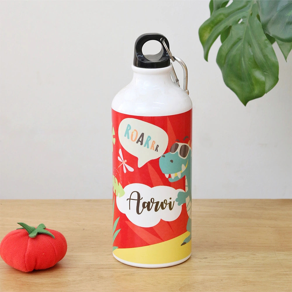 Cap Alu Bottle (600ml) - Dinosaur