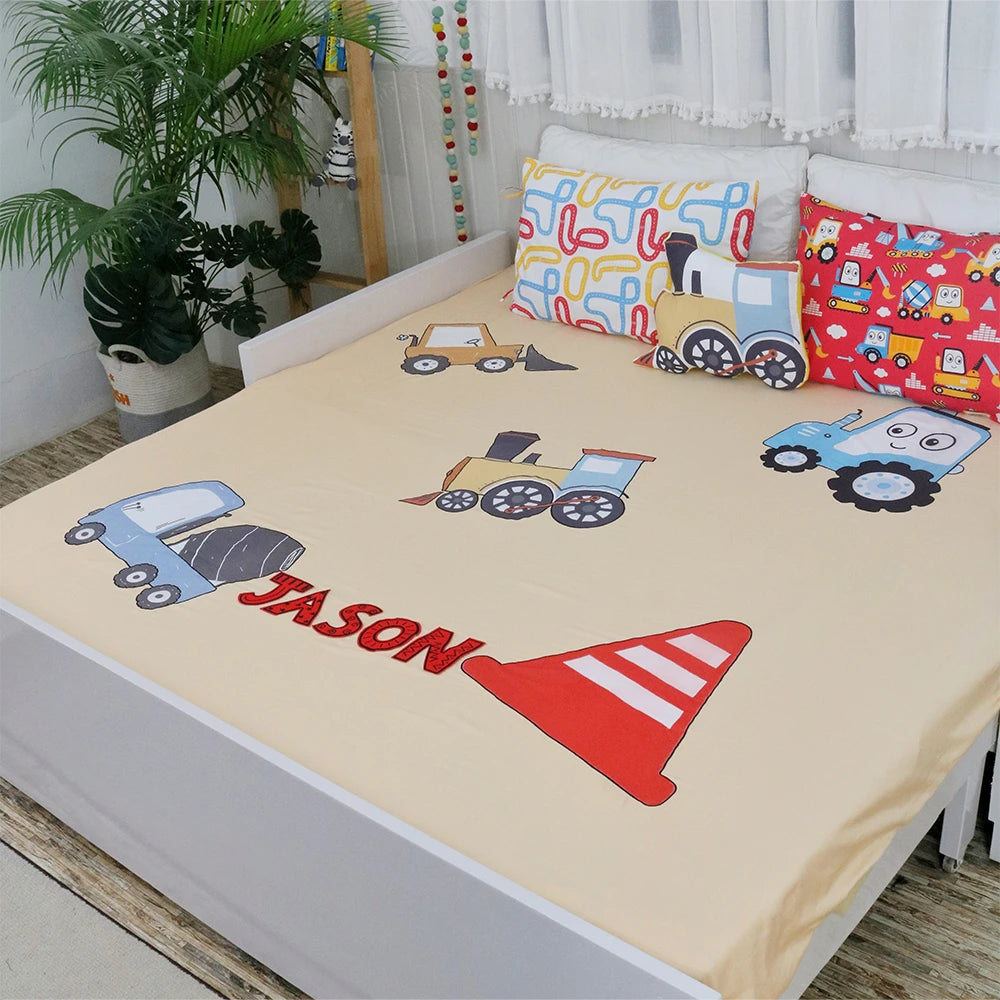 Red Truck Bedsheet Set