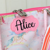 Pink Unicorn Tote Bag