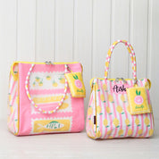 Capri Pink Set Of 2 Tote Bag