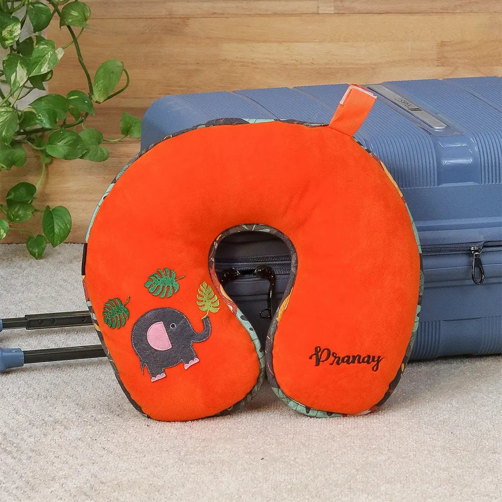 Orange Neck Pillow