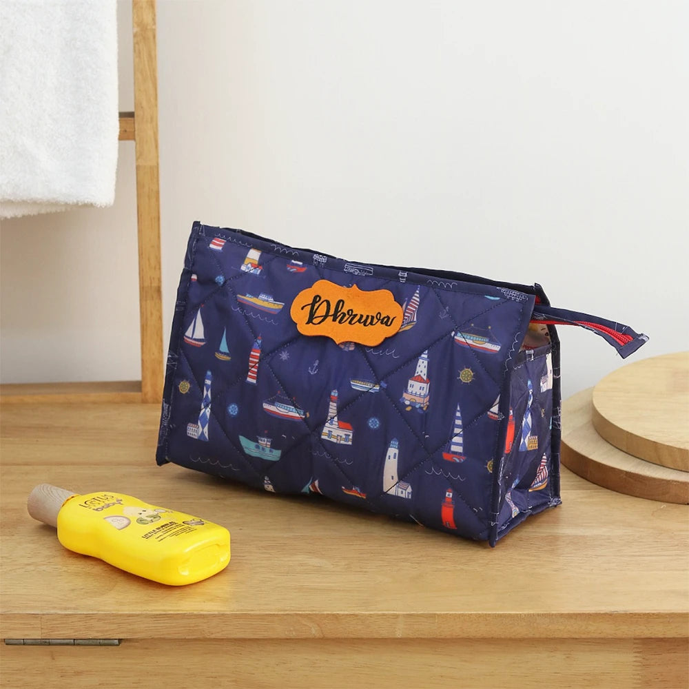 3-Zip Toiletries Kit - Lighthouse