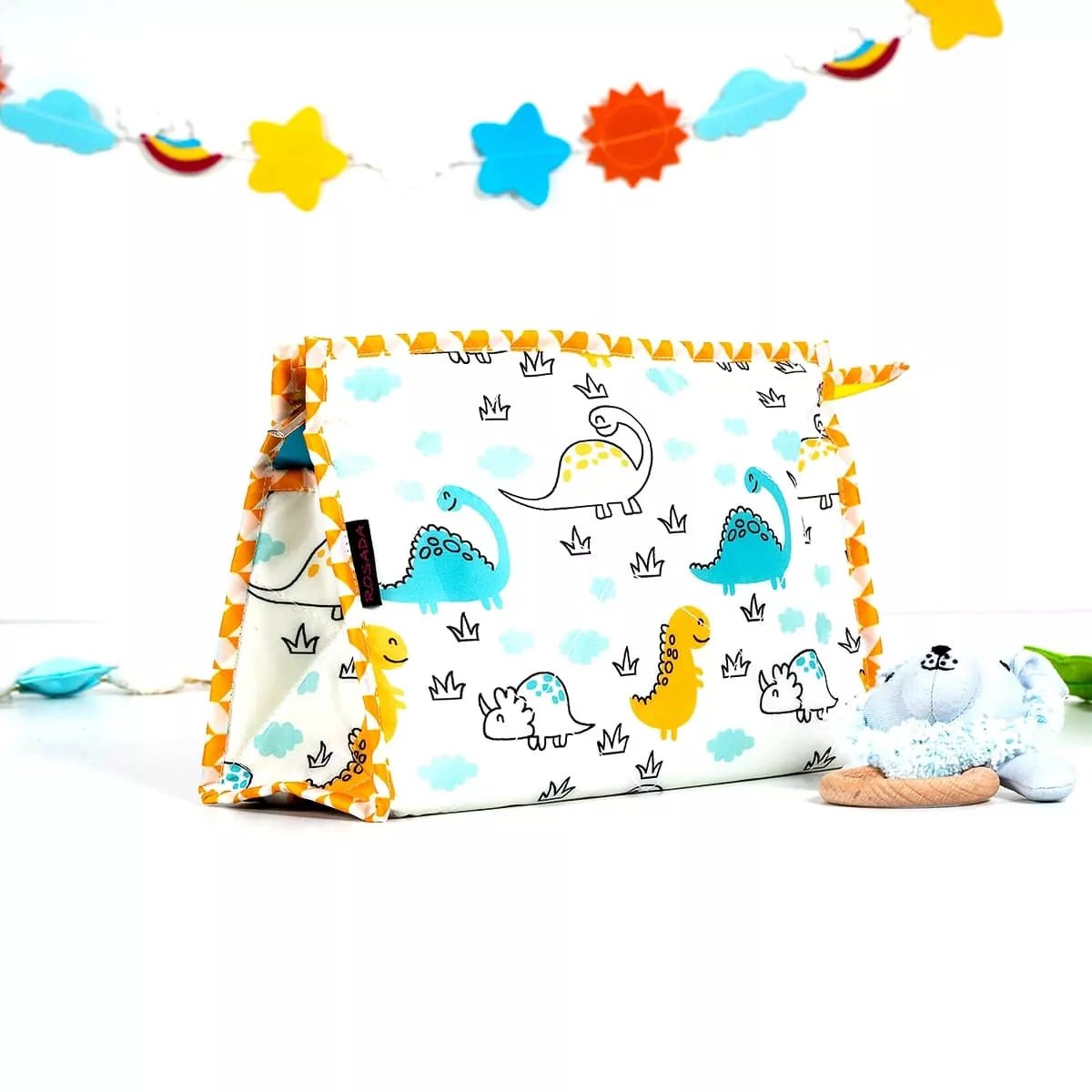 3-Zip Toiletries Kit Dinosaur – Rosada Baby