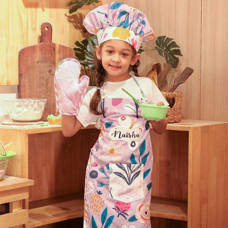 Lilac Garden Chef Apron