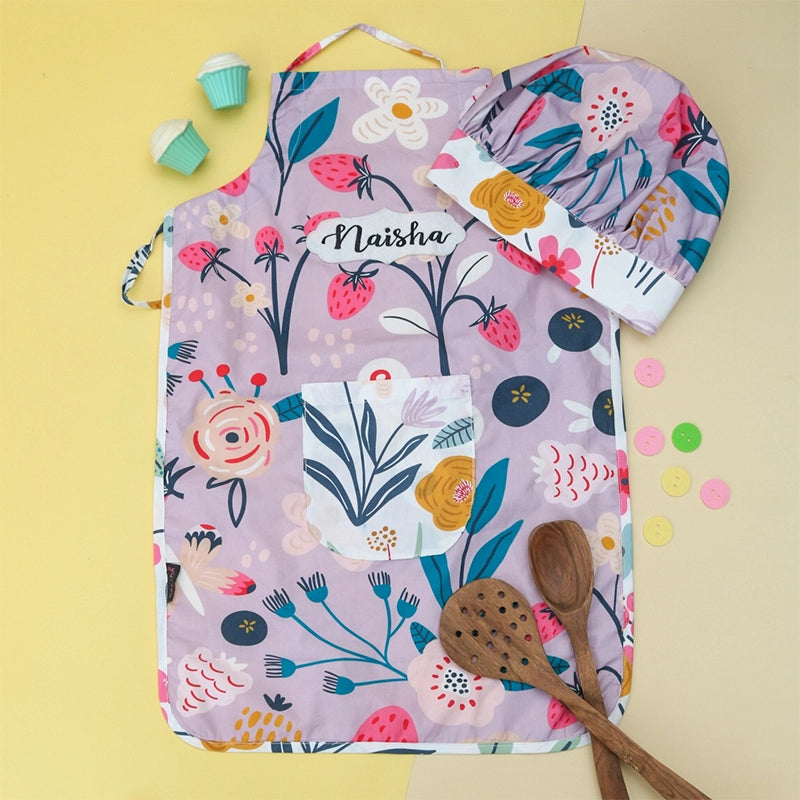 Lilac Garden Chef Apron