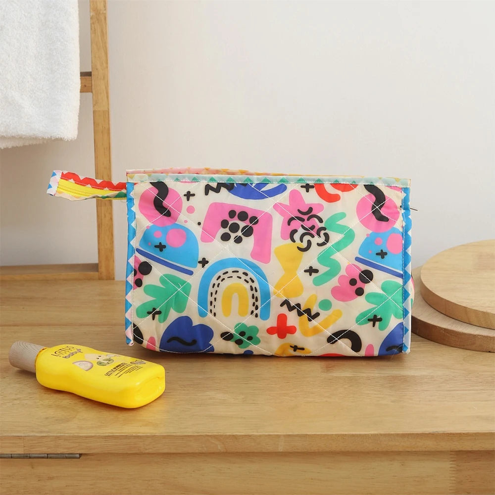3-Zip Toiletries Kit - Abstract
