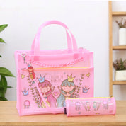 Mermaid Magic Double Pocket Jelly Tote Bag & Wet Pouch