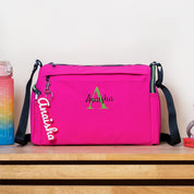 Pink Sports Duffle Bag
