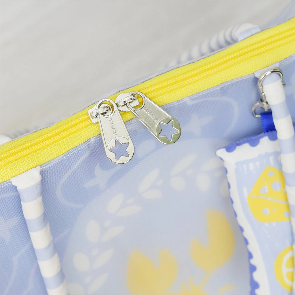 Positano Blue Set Of 2 Tote Bag
