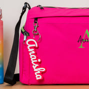 Pink Sports Duffle Bag