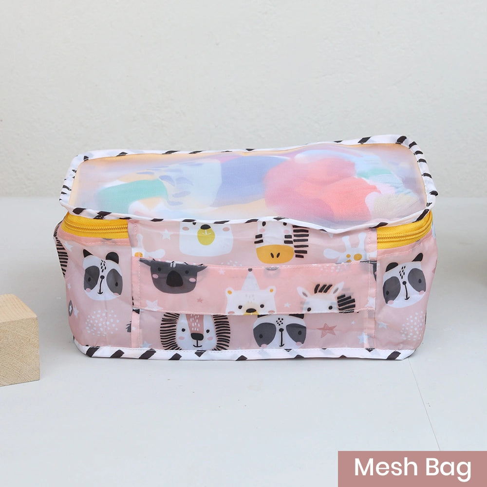 Mesh Bag - Pink Lion