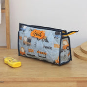 3-Zip Toiletries Kit - Blue Truck
