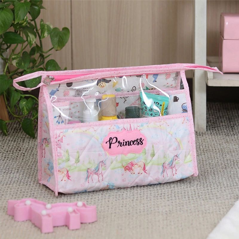 See Thru Toiletries Kit Pink Unicorn – Rosada Baby