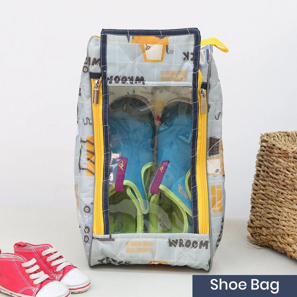 Shoe Bag - Blue Truck