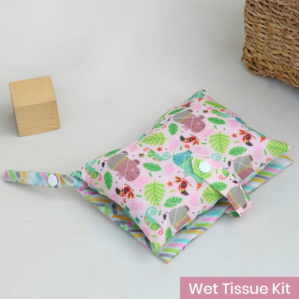 Wet Tissue Kit - Pink Hippo