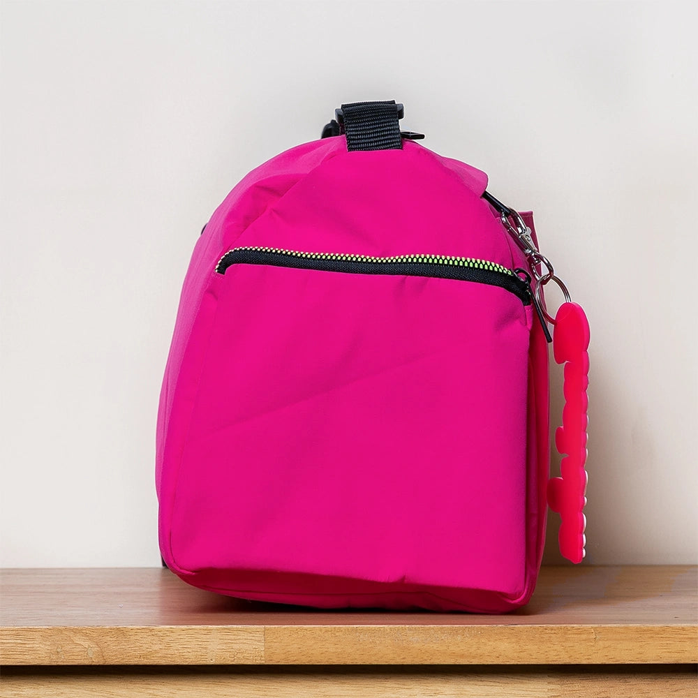 Pink Sports Duffle Bag