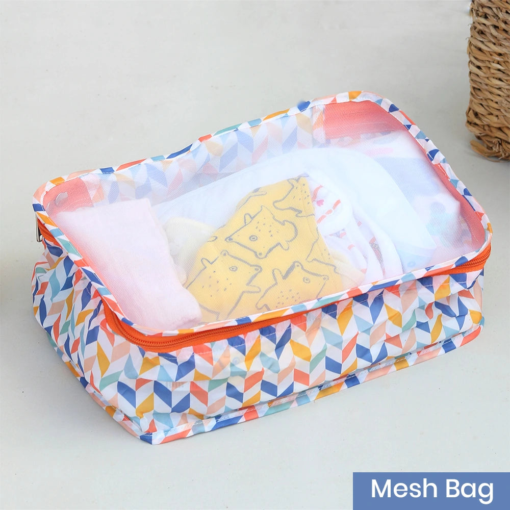 Mesh Bag - English Zigzag