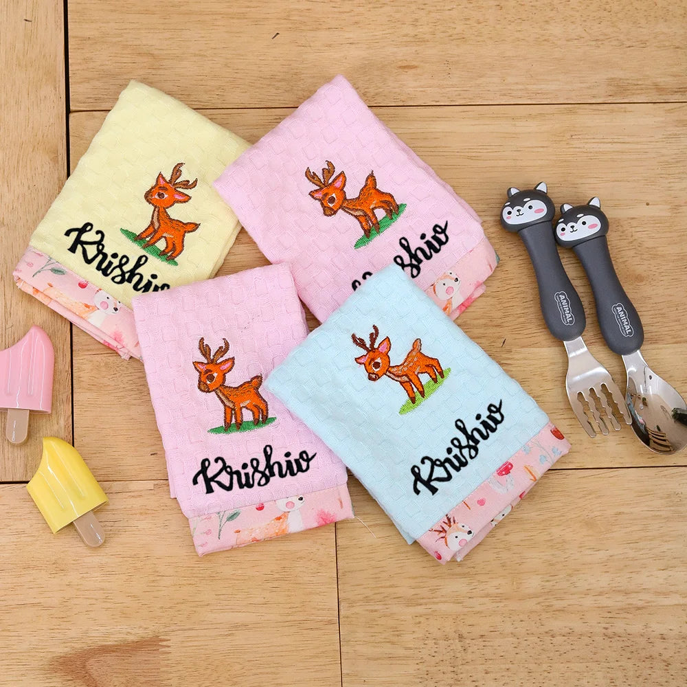 Forest Deer Napkins Set