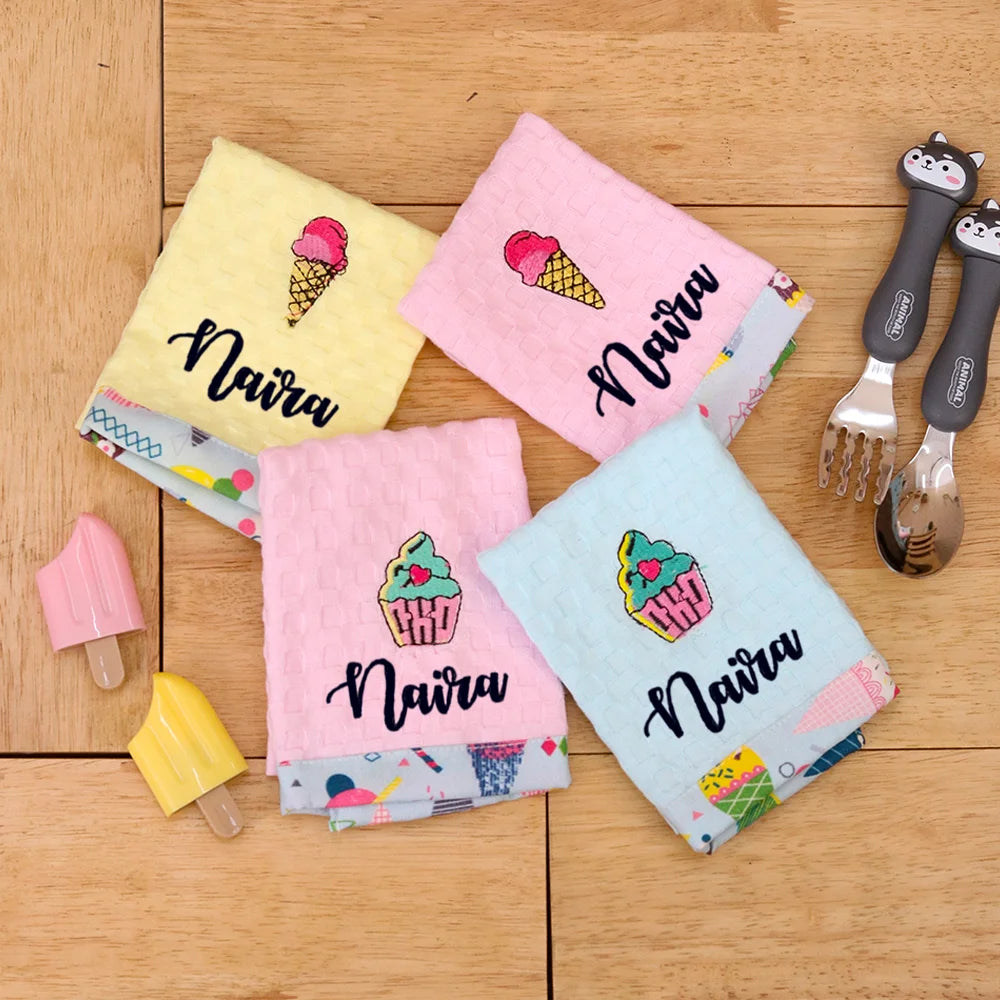 Cupcake Icecream Napkins Set