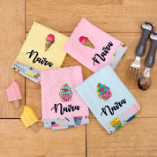 Cupcake Icecream Napkins Set