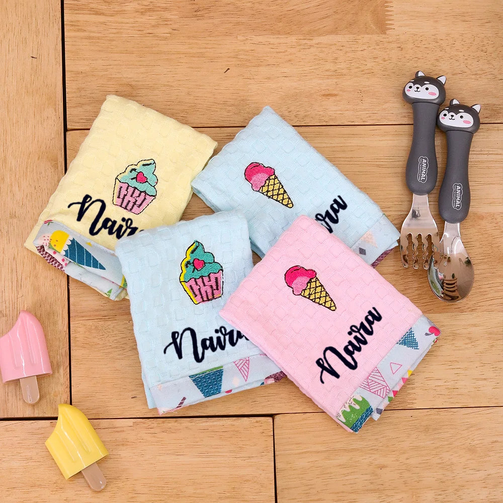 Cupcake Icecream Napkins Set