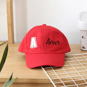 Red Alphabet Cap