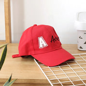 Red Alphabet Cap