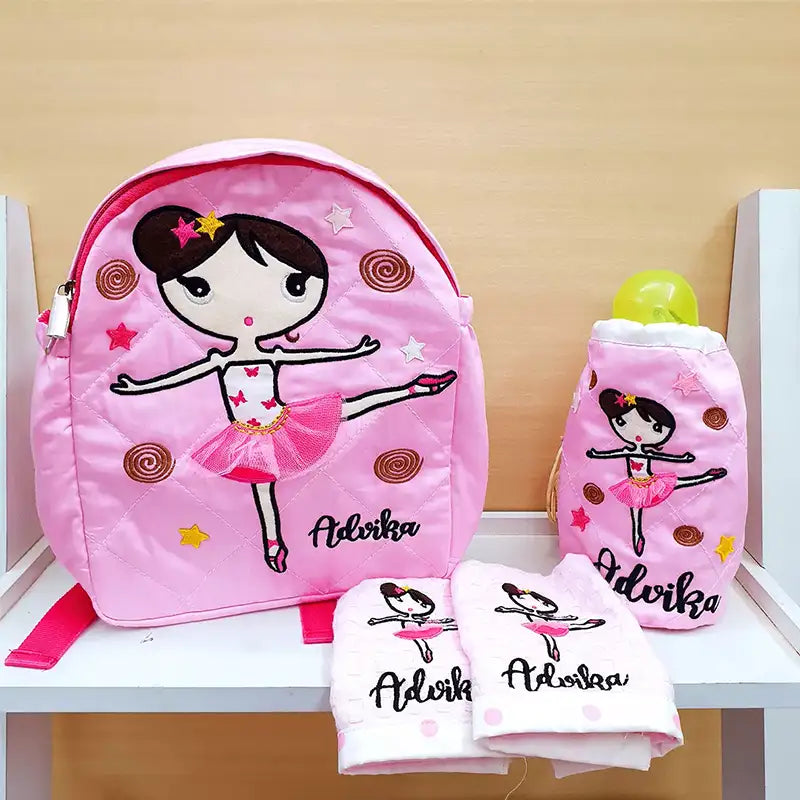 Ballerina Doll Backpack - Front View