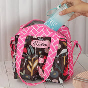 Black Tulips Insulated Tiffin Bag