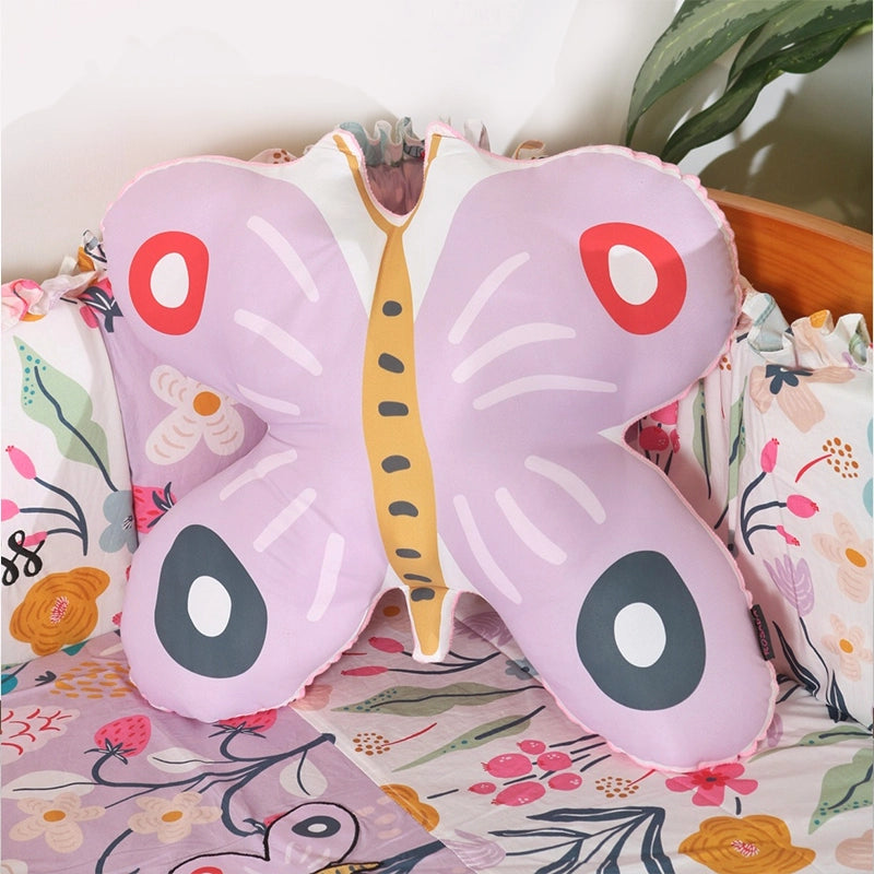 Pink butterfly pillow best sale