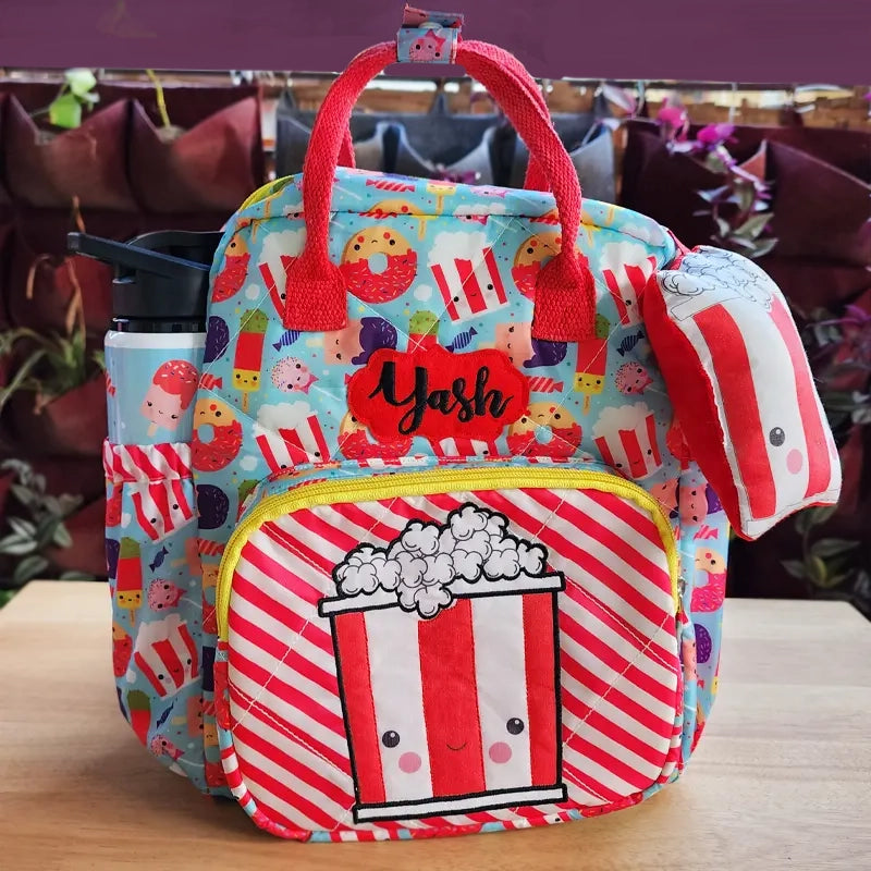 Candy Cane Box Backpack - Front View 